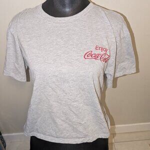 Coca Cola Womens Crop Top Womens Size L
